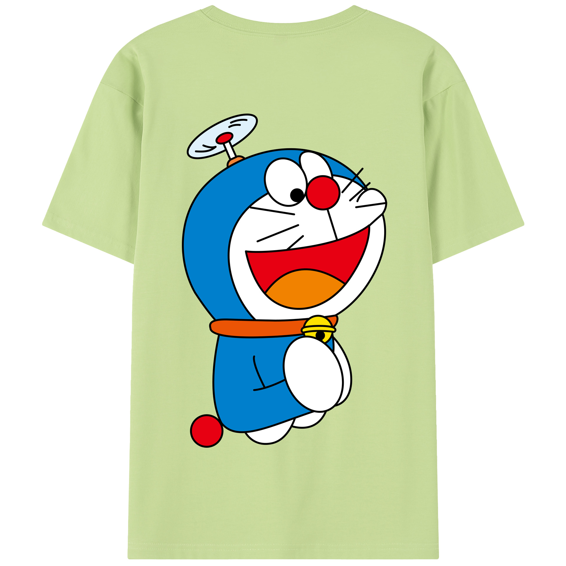 （画像用） ドラえもん Doraemon 綿100％半袖Tシャツ（背面プリント）